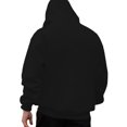 thumbnail image 5 of VBARHMQRT Crop Sweatshirt Men's Fashion Casual Part Print Hooded Pullover Long Sleeve Drawstring Hooded Sweater Tops, 5 of 5