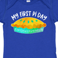 thumbnail image 4 of Inktastic My 1st Pi Day Blue Green Pie Pan Pun Boys or Girls Baby Bodysuit, 4 of 5