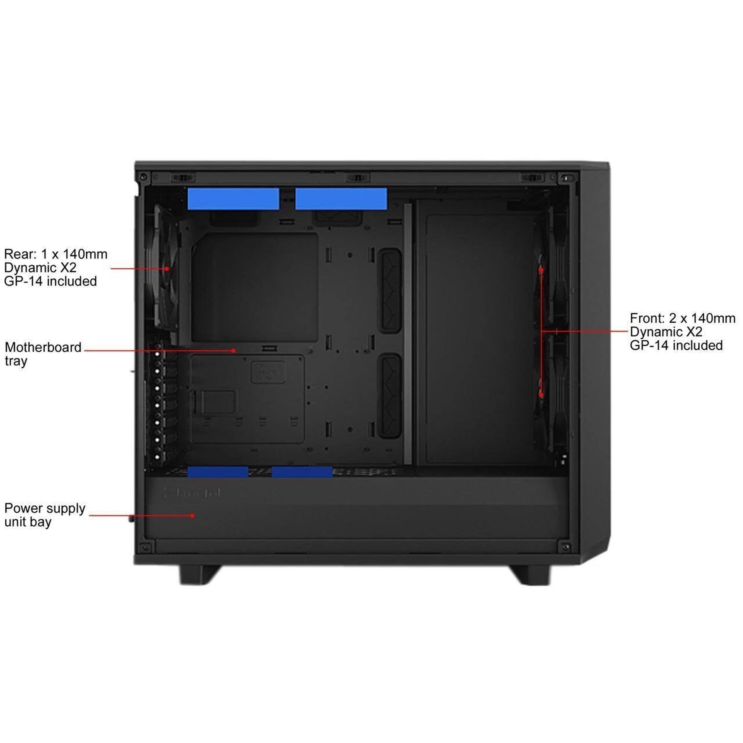 Fractal Design Meshify 2 Black ATX Flexible Mid Tower Computer Case