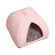 thumbnail image 2 of 2 uds cueva cama para mascotas almohadilla lavable extraíble parte inferior antideslizante acogedora tienda de campaña para perros gato lavable casa cálida Mediano Marrón Grande Sunnimix peluche perros cama gato, 2 of 8