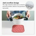 thumbnail image 2 of kurtrusly Square Table Placemat Rubber Anti-scalding Heating Resistant Pad Washable Restaurant Coasters Pot Drink Cup Insulation Mat Yellow, 2 of 8