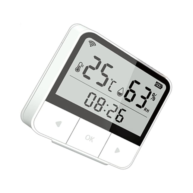 ZheElen Tuya WiFi Smart Indoor Adjustable Hygrometer Temperature Humidity Sensor Intelligent Phone Remote Gauge