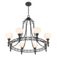 thumbnail image 3 of Allston 8-Light Chandelier in Matte Black, 3 of 6