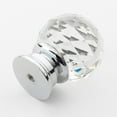 thumbnail image 2 of GlideRite 1-1/4 in. Round K9 Crystal Cabinet Knob, Polished Chrome Base, Pack of 10, 2 of 3