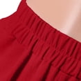 thumbnail image 5 of BODOAO Womens Linen Pants Soft Comfy Long Lounge Pants for Summer Office Dress Work Slacks Womans Summer Pants Drawstring Elastic Waist Trousers with Pockets Pockets Pants for Women Red S, 5 of 6