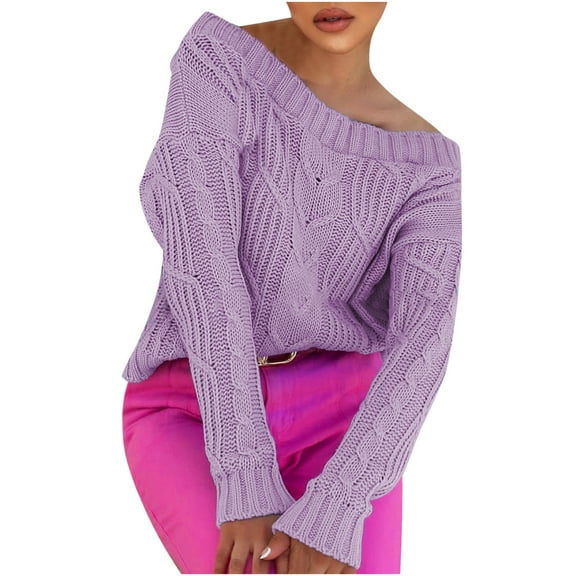 Lilgiuy Women's Hollow-sleeved Stitching Sweater Women's Loose Autumn And Winter Long-sleeved Sweater New