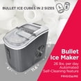 thumbnail image 2 of Máquina de hielo Frigidaire EFIC103AMZ-SSBLACK-SC, autolimpiante, 12 kg, 2 of 6