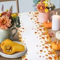 thumbnail image 4 of Fall Maple Leaf Table Runner, Autumn Thanksgiving Kitchen Dining Table Decoration for Home Party Decor 13x108 Inches, 4 of 8