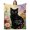 Cat, variant on Cozy Plush Floral Black Cat Throw Blanket for Camping Sofa Home Yellow Eyes Blankets Gifts for Women Men Adults Cats Lovers Decor Birthday Gifts 50×40 Inch