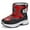 Solid Color, variant on TAIAOJING Toddler Shoes Child Winter Solid Color Snow Boots Boys Girls Non- Warm Padded Thickened Boots Stylish Footwear 5.5-6 Years