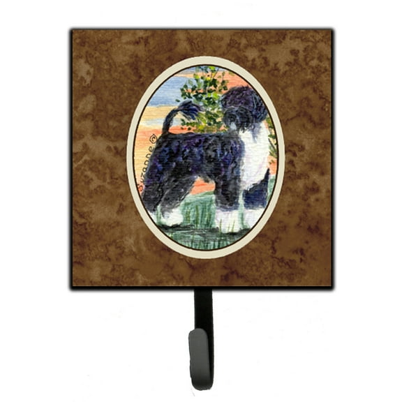 Carolines Treasures SS8855SH4 Portuguese Water Dog Leash Holder or Key Hook, Small, Multicolor