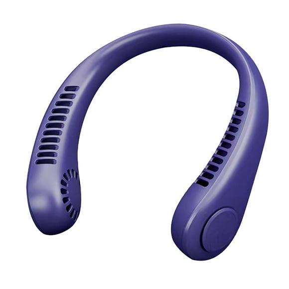Ventilador de cuello portátil Halter Fan Sports Lazy Mini para colgar USB