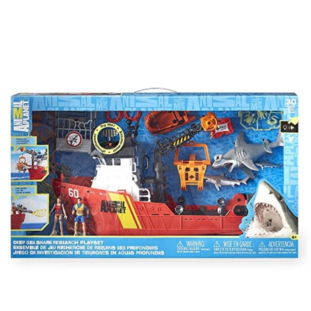 animal planet shark research playset