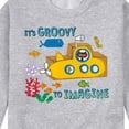 thumbnail image 3 of Pete The Cat - It's Groovy To Imagine - Men's Crew Neck Fleece Pullover, 3 of 6