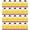 Yellow, variant on Yvsxxv Yellow Apple Pencil Disposable Paper Serving Tray Party Supplies 20Pcs