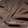 thumbnail image 3 of Bare Home Bamboo Sheet Set - Made from Rayon Fibers - Deep Pockets - 4 Piece - King, Taupe, 3 of 7
