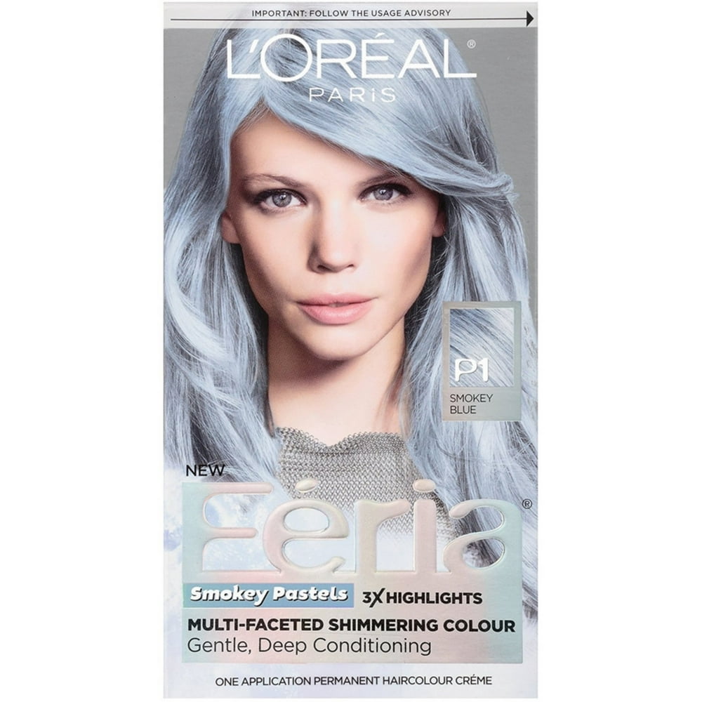 loreal feria smokey blue