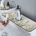 thumbnail image 7 of Sikiie Herbs and Wildflowers Splash Guard for Sink Faucet-1 PC Super Absorbent Fast Drying Mat Sink Gadgets-Splash Guard for Kitchen, Sink Mat, 7 of 7