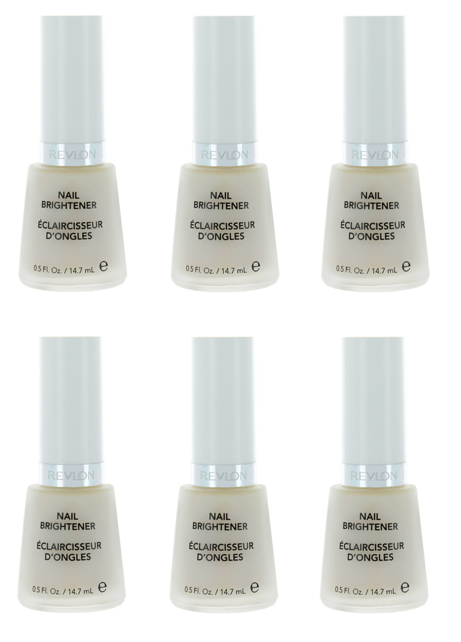 Revlon Nail Brightener Base Coat (6 Pack)