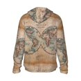 thumbnail image 3 of Haiem The World is Hemisphere UPF 50+ Fishing Shirts for Men Long Sleeve UV Sun Protection Hoodie Non-Mask Outdoor Hiking Shirts, 3 of 9