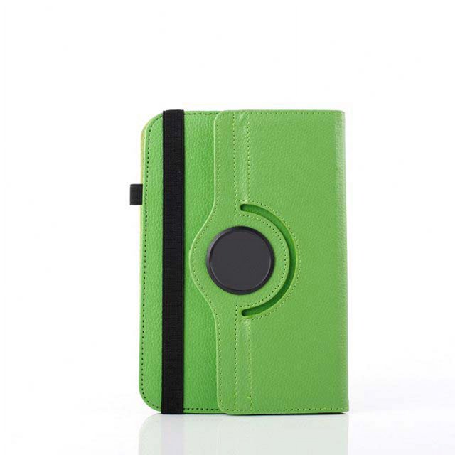Étui de Protection Universelle pour Tablette pc en Cuir, Étui Pivotant à 360° 7 8 10 Pouces, Boîtier Ajustable pour lenovo Huawei teclast Vert 10 Pouces