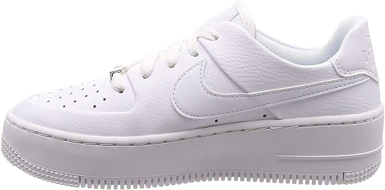 Aap Zeldzaamheid lila Nike Womens Af1 Sage Low Lx Ankle-High Leather Sneaker - Walmart.com