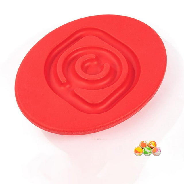 Rocker de integración sensorial de fitness Yotijar tabla de equilibrio rojo