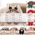 thumbnail image 3 of Newborn Baby Girl Clothes Cotton Bubble Romper Preemie Newborn Baby Girl Summer Outfit Long Sleeves Ruffle Smocked Tulle Romper Dress Jumpsuit Clothes 3-6 Months, 3 of 4