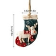 thumbnail image 3 of Bouanq Christmas Decorations Xmas Tree Ornaments Christmas Holiday Tree Decoration Snowman Santa Ornaments Christmas Gifts on Clearance, 3 of 3