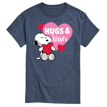 Peanuts - Snoopy Hugs And Kisses - Men s Short Sleeve Graphic T-Shirt