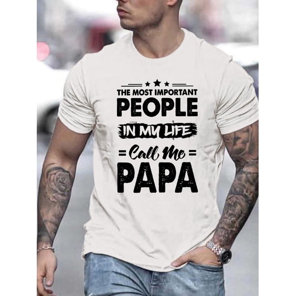 Camiseta deportiva informal de moda para hombre: cuello redondo, manga corta con un diseño único de letras. Perfecta para el verano. Manga corta, cuello redondo y estilo informal.