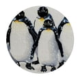 thumbnail image 4 of Orinice Penguins Cute Funny Round Table Cover Stain Resistant Washable Indoor Outdoor Tablecloth Kitchen Dining Wedding Parties 100% Polyester Fiber 38-42, 4 of 8