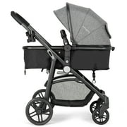 Costway Foldable Baby Stroller 2 in 1 Newborn Infant Travel Buggy Pushchair 22 lbs Gray