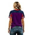 thumbnail image 5 of 2026 New USA Soccer Jersey Women United States National Team Shirt, United States Jersey Soccer, Resistant V Neck Short Sleeve Football Tee for Sports Casual Daily Use for Adult(Purple, S), 5 of 6