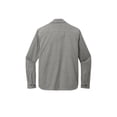 thumbnail image 4 of MERCER+METTLE Unisex Long Sleeve Twill Overshirt | Long Sleeve Shacket with Pockets for Men & Women, Button Up Jacket - Light Anchor Grey Heather XS, 4 of 7
