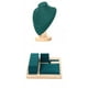 thumbnail image 1 of organizador de joyas,Soporte de cadena de collar de exhibición de joyería de madera,Maniquí de collar de soporte de exhibición de busto de joyería,Joyero Colgante Titular Organizador, 1 of 9