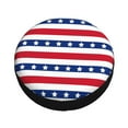 thumbnail image 2 of Kdxio Spare Tire Cover for RV Trailer, Waterproof Wheel Cover,Camper Spare Tire Cover Fit for Rv SUV Truck Travel Trailer 16 inch-American Patriotic Stars And Stripes, 2 of 8