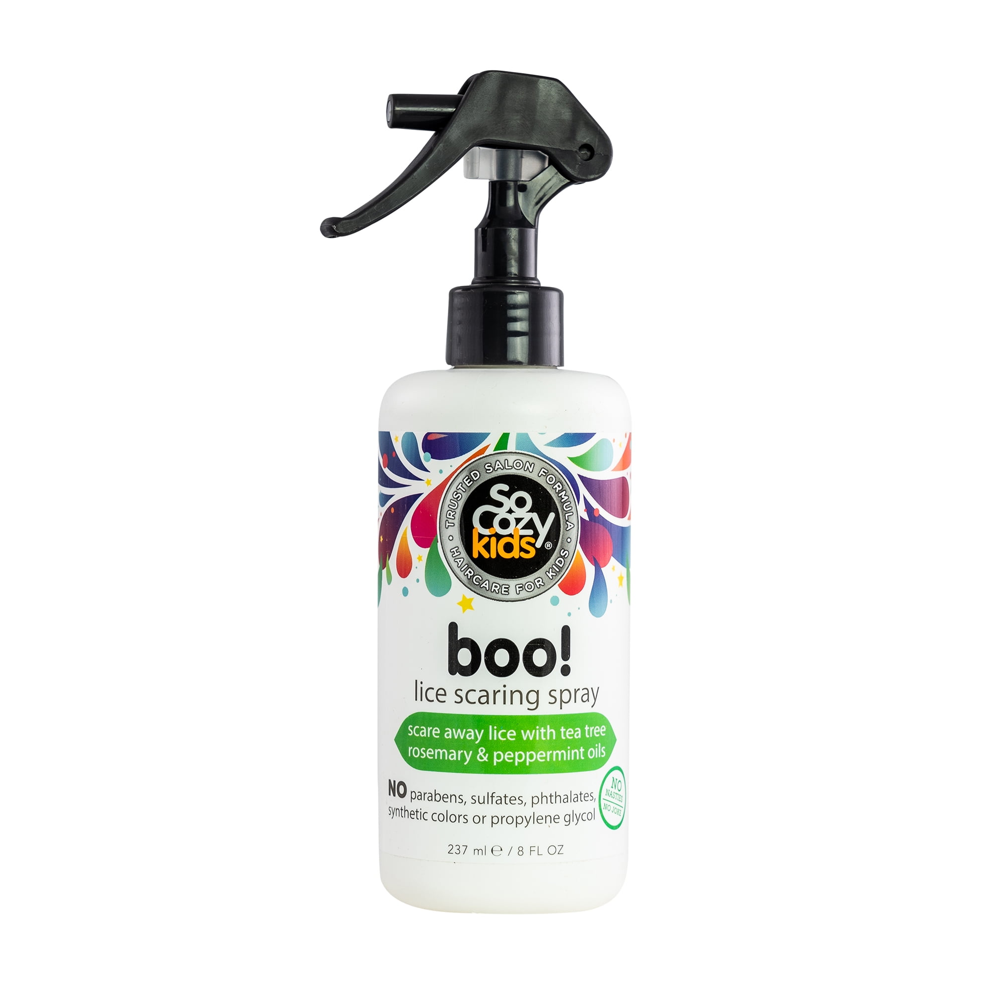 SoCozy Kids's Boo! Lice Scaring Conditioner Spray with Tea Tree Rosemary & Peppermint Oils, 8 oz
