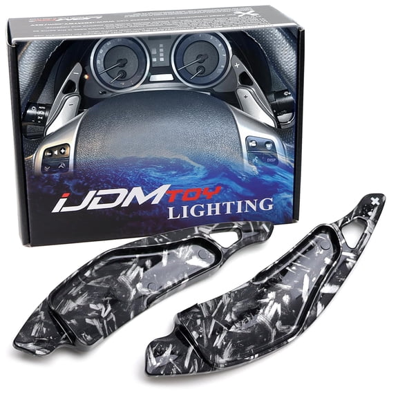 Forged Caron Fiber Pattern/Style Larger Paddle Shifter Extensions For Lexus 2006-2013 2nd Gen IS250 IS350 ISF