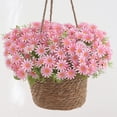 thumbnail image 4 of Oioii Small Simulation Chamomile Bouquet, Artificial Silk Chrysanthemum Jumping Orchid, Fresh Style Floral Decor, for Wedding Home Tabletop Vase Decoration,A, 4 of 4