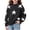 Black, variant on Girls Long Sleeve Sweaters, Star Print Cute Lightweight Sweater, Kids Trendy Fall Winter Pullover Tops 6-12Y