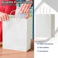 thumbnail image 3 of Kit de 50 Bolsas de Papel Kraft Bluelander, Blanco, 3 of 5