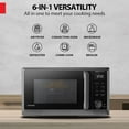 thumbnail image 4 of TOSHIBA 6-in-1 Inverter Microwave Oven Air Fryer Combo, MASTER Series, Countertop Microwave, Air Fryer, Broil, Convection, Speedy Combi, Even Defrost, 11.3 Turntable, Eco-Mode, 27 Auto Menu, 4 of 6