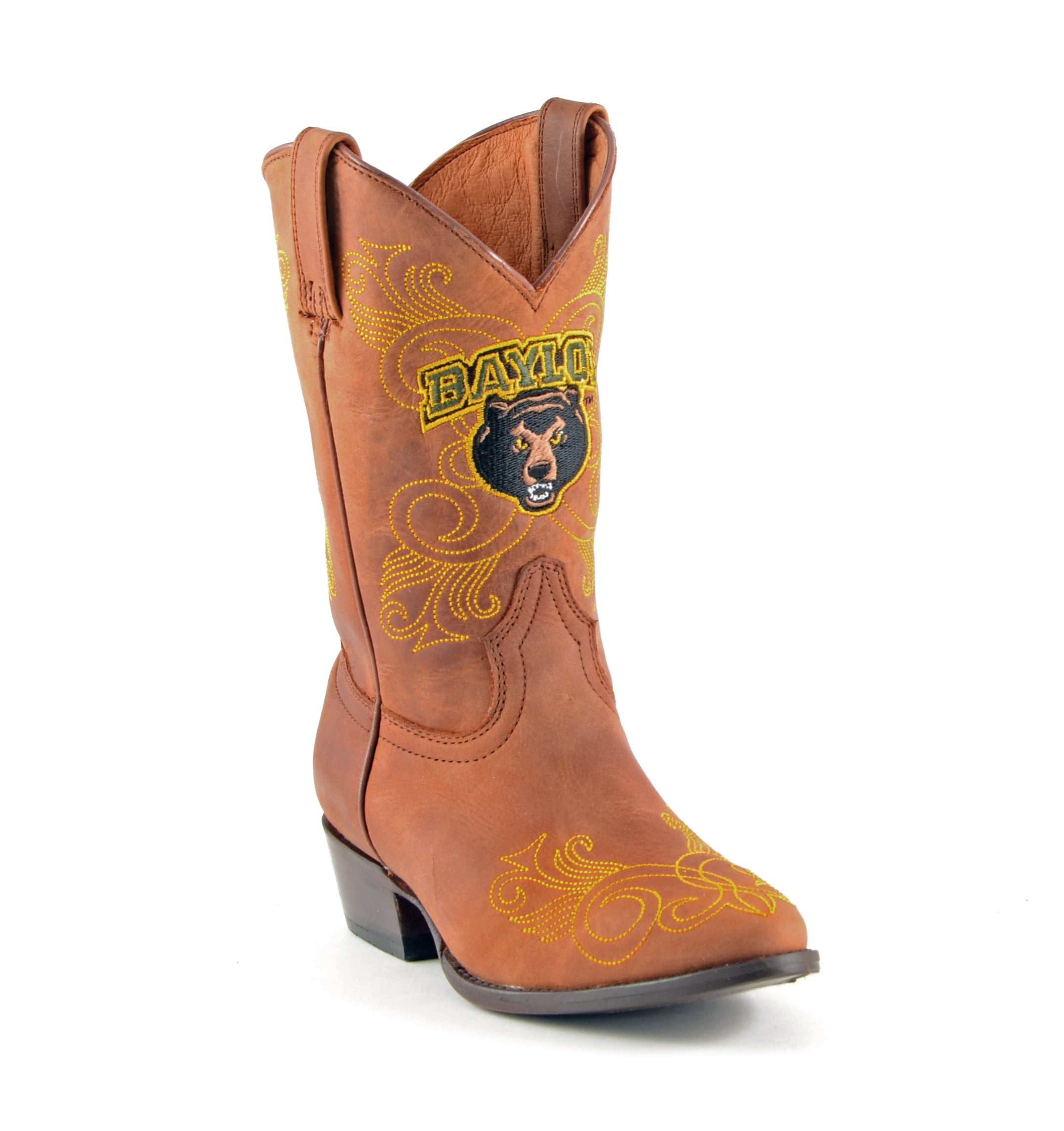 Gameday Boots Gameday Girls Honey Leather Baylor Embroidered Western