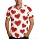 thumbnail image 4 of TaTaai Men Women Casual Printed Shirt Short Sleeve Turndown Collar, Valentine's Day Christmas Soft Elastic Gift, 4 of 8