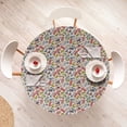 thumbnail image 4 of Ambesonne Cars Fitted Round Tablecloth, Lorry Cargo Taxi Fun Print, 56"- 60" Diameter, Multicolor, 4 of 5