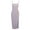 Light purple, variant on Spaghetti Strap Sexy Beachwear Woman Backless Robe for Commuter Outing Holiday W