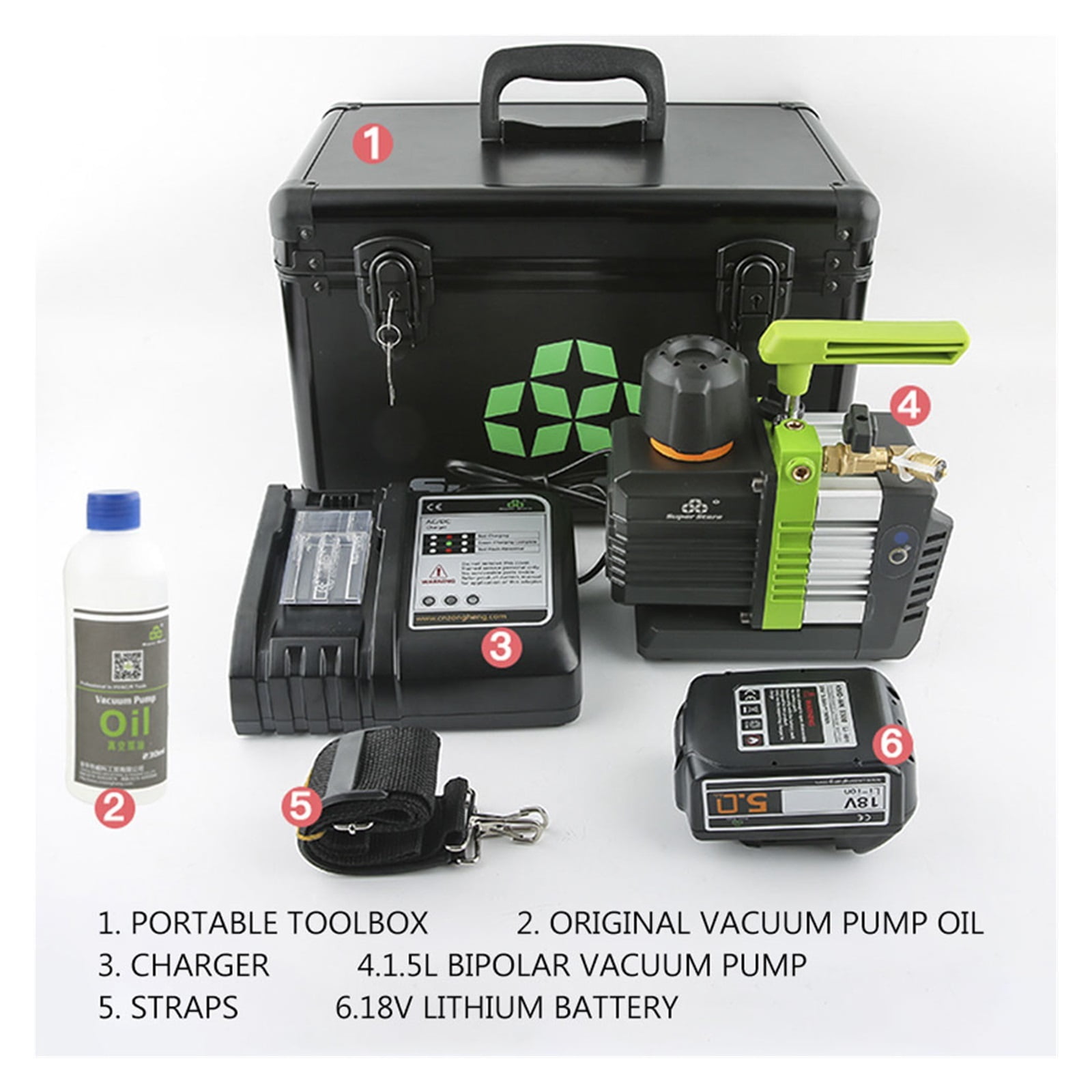 ST-M2S Small Intelligent Vacuum Pump 1.5L Tools MINI Unipolar Rechargeable Brushless Motor Pump R32 Explosion-Proof Electric Pum