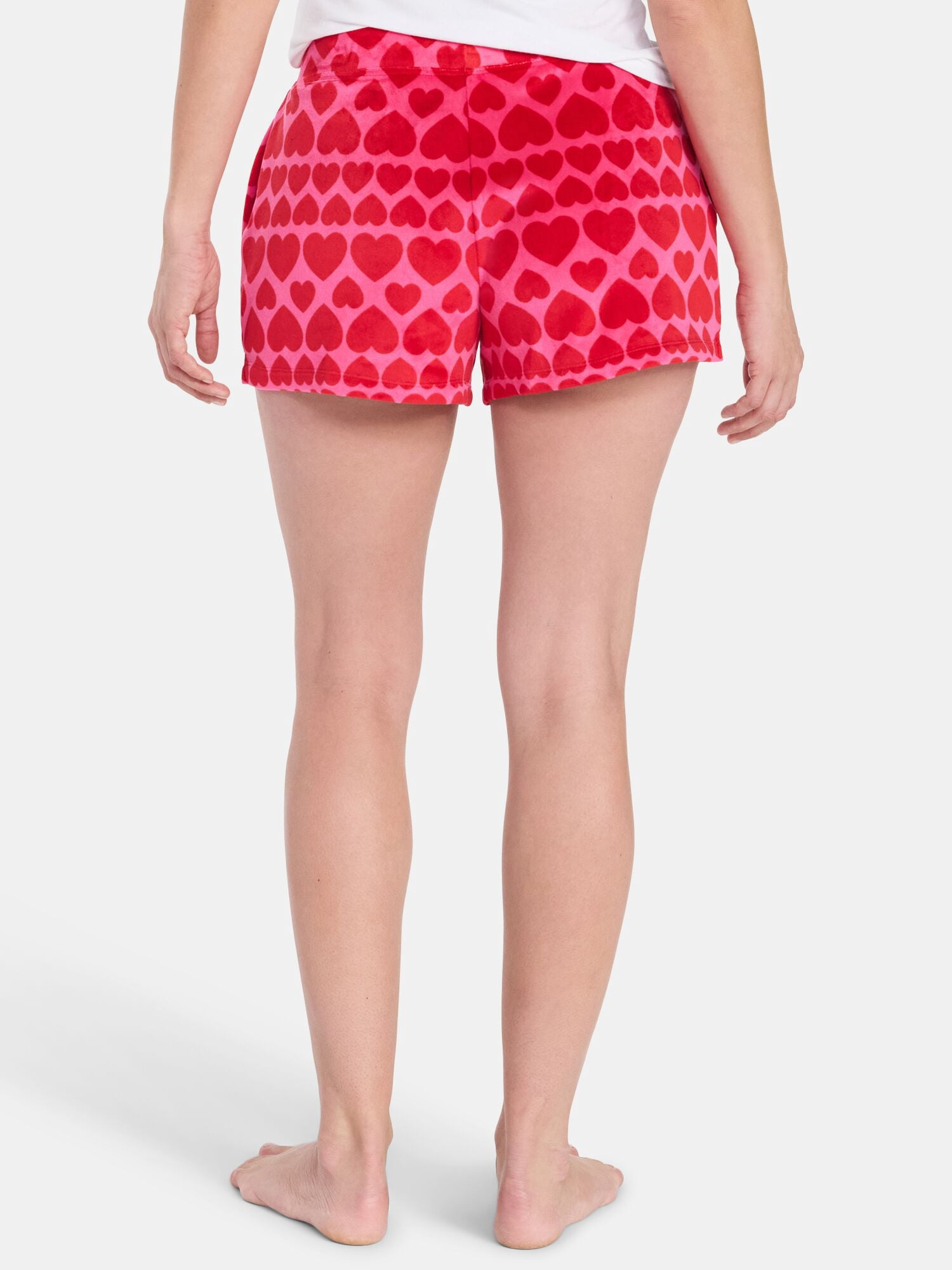 Valentine's Day Women's Sleep Shorts from Way to Celebrate, 2-Pack, Sizes XS-3X