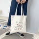 thumbnail image 2 of Bolsa de tela para mujeres y niñas, bolsas de comestibles reutilizables, lindas bolsas de tela para gatos, 2 piezas de diferentes colores oso de fresa Electrónica, 2 of 4